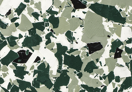 1” + 1/4” Flake - Green