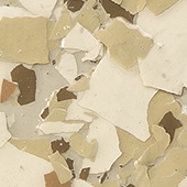 1” + 1/4” Flake - Medium Tan
