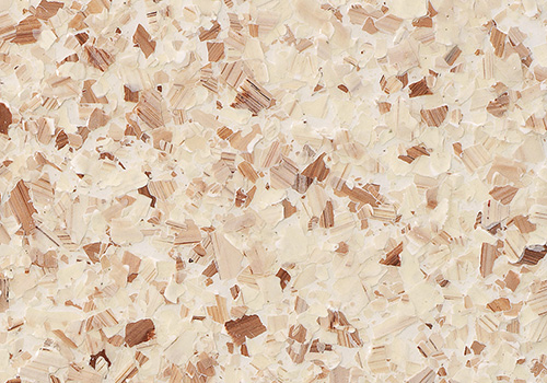 1/4” Brindle Flake - Rose