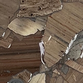 1” + 1/4” Brindle Flake - Garnet Stone