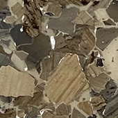 1/4” Brindle Flake - Obsidian Stone