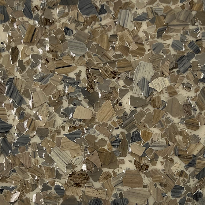 1/4” Brindle Flake - Obsidian Stone