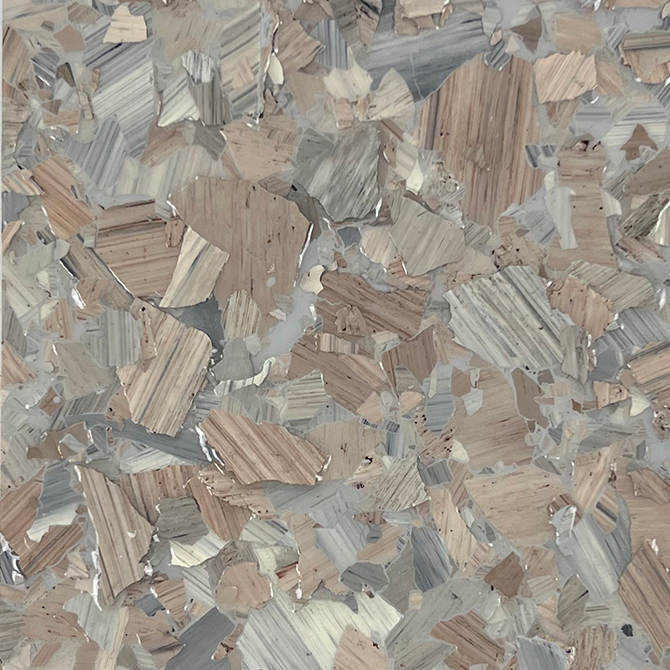 1” + 1/4” Brindle Flake - Pumice Stone